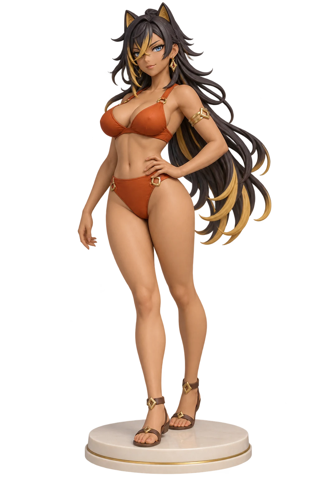 Genshin Impact · Dehya · Bikinis + summer figures · 3D Figure