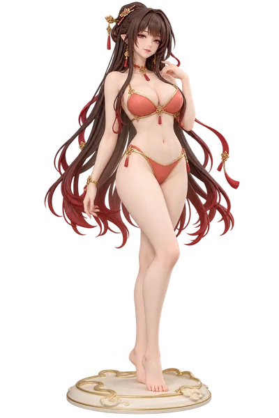 Lingsha · Bikinis + summer figures · 3D