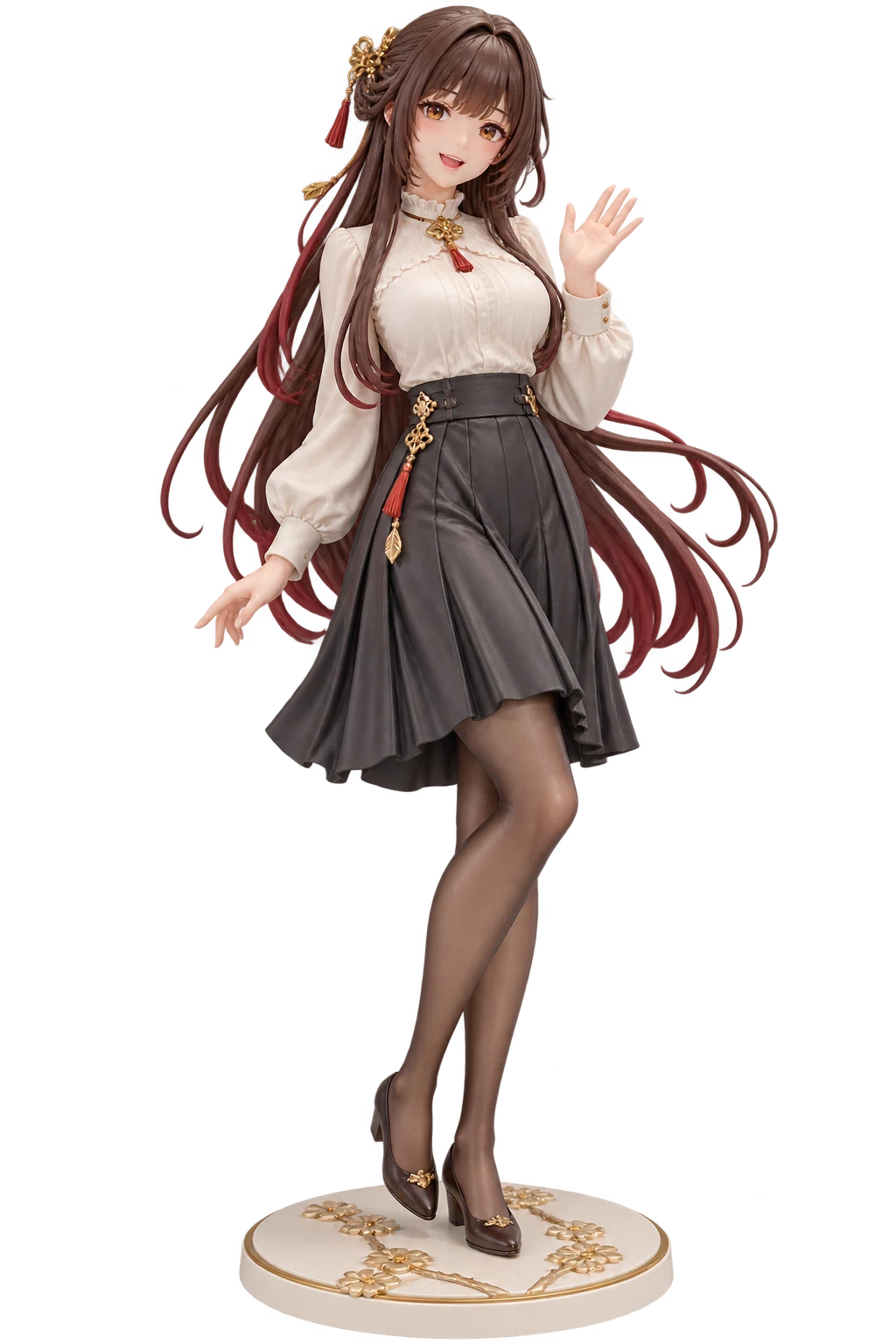 Honkai: Star Rail · Lingsha · Colored tights + dresses · 3D Figure