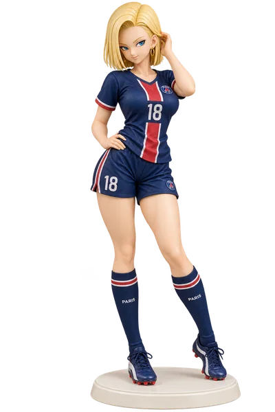 Android 18 · Paris Saint-Germain · Football club jerseys + shorts