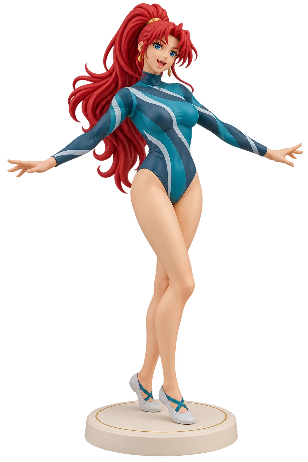Nadia: The Secret of Blue Water · Grandis Granva · Gymnastics leotards + training slippers · 3D Figure