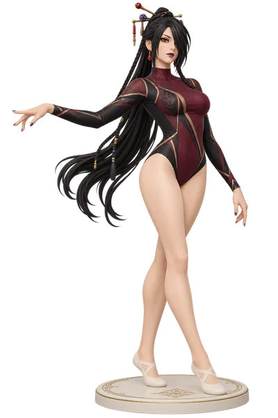 Lulu · Gymnastics leotards + training slippers · 3D