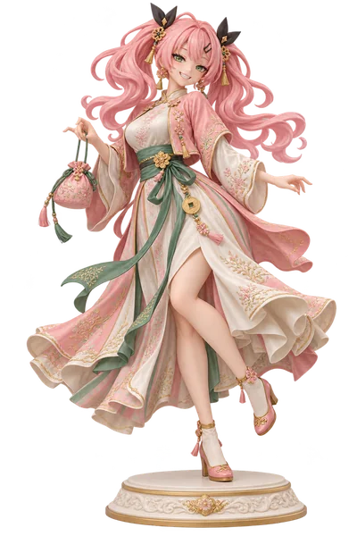 Nicole Demara · Hanfu + 3D figures · 3D