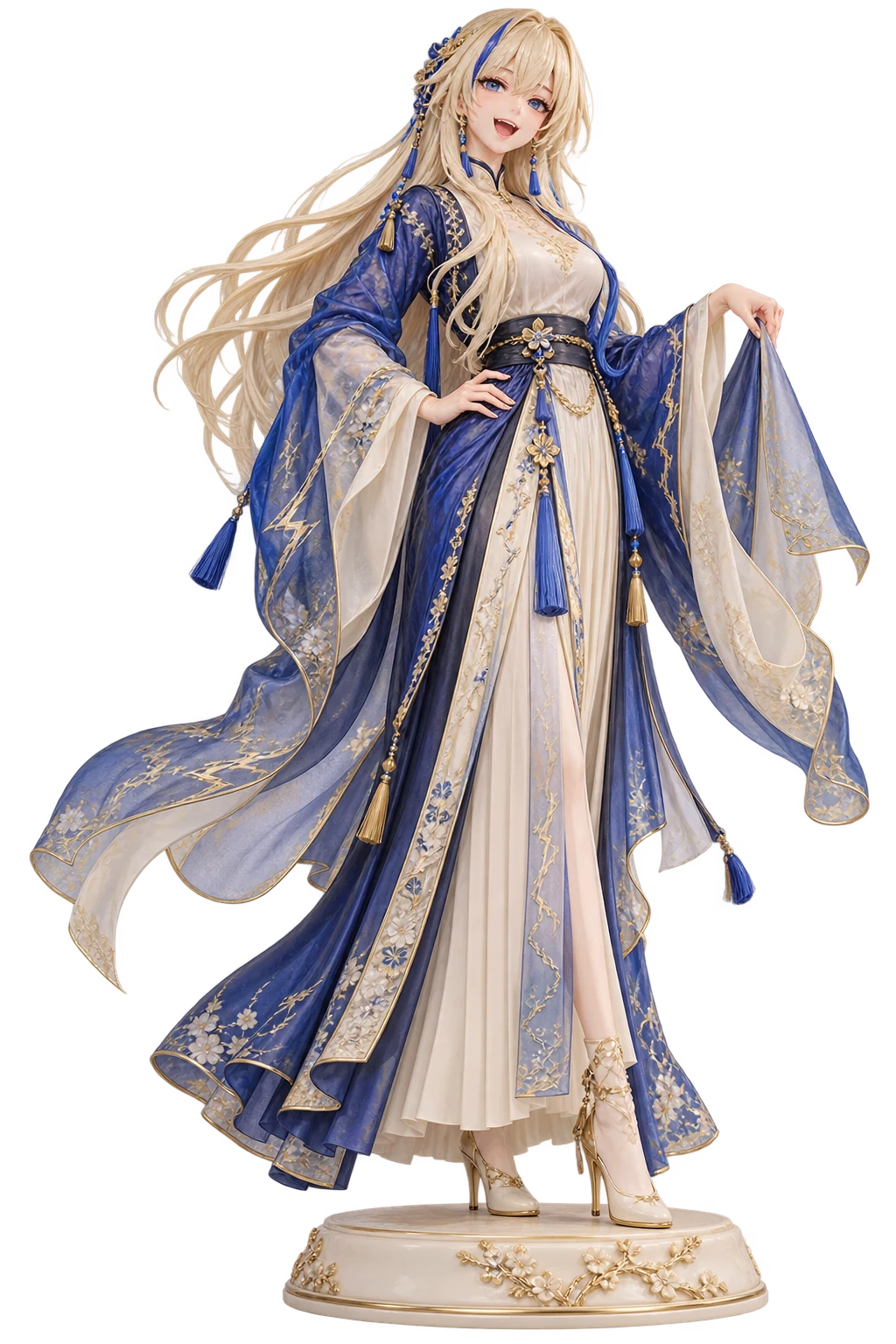 Honkai: Star Rail · Serval · Hanfu + 3D figures · 3D Figure