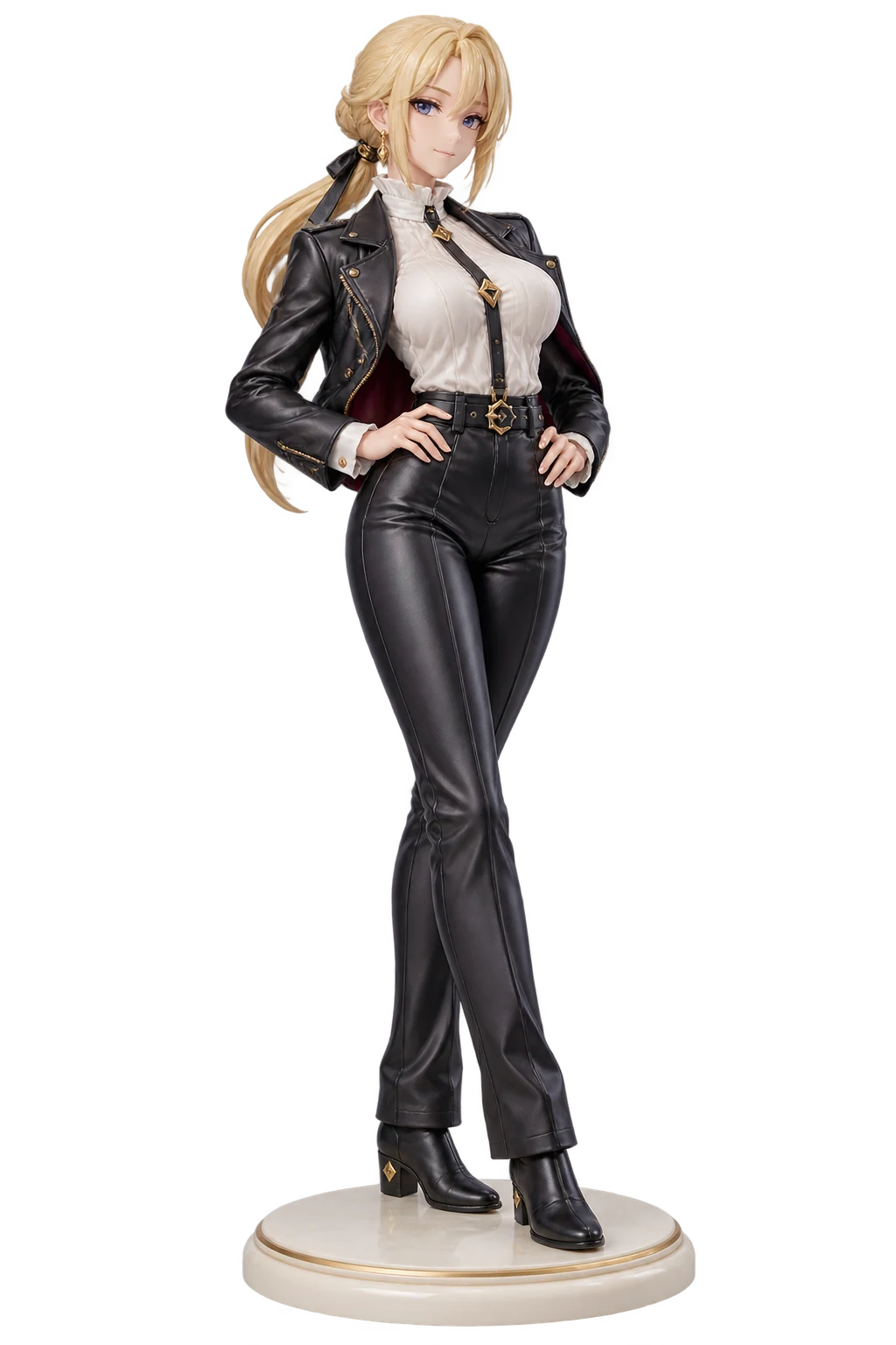 Zenless Zone Zero · Evelyn Chevalier · Leather jackets + leather trousers · 3D Figure