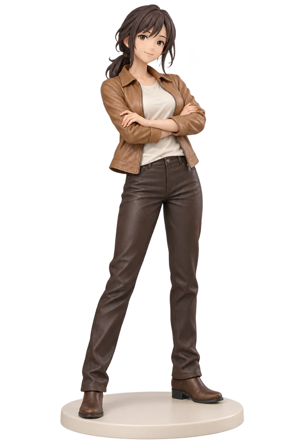Wolf Children · Hana · Leather jackets + leather trousers · 3D Figure