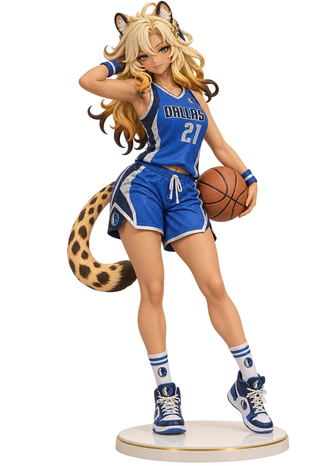 Genshin Impact · Xilonen · NBA jerseys + basketball shorts · 3D Figure