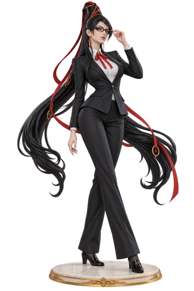 Bayonetta · School uniforms + academy figures · 3D