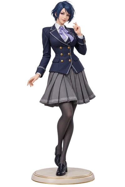 Elisabeth Blanctorche · School uniforms + academy figures · 3D