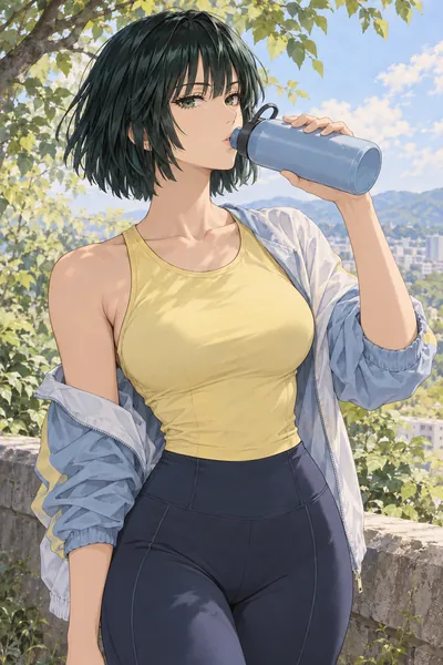 Fubuki · Sports top + yoga leggings