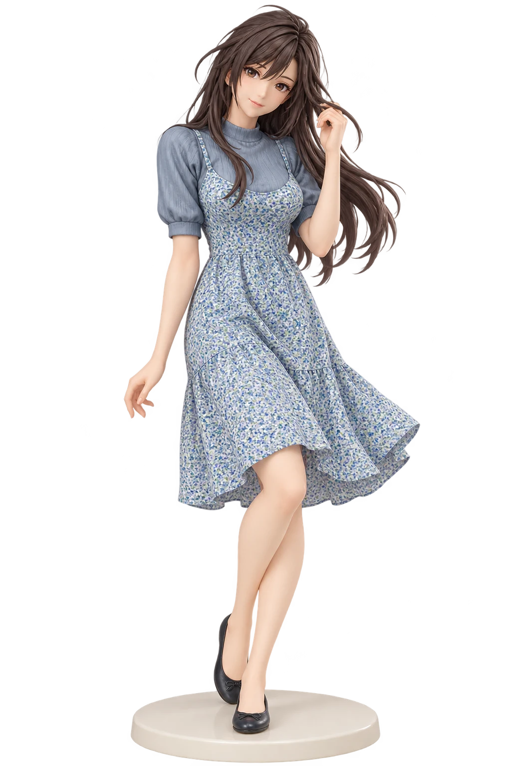 The King’s Avatar · Chen Guo · Knit top + floral slip dress · 3D Figure