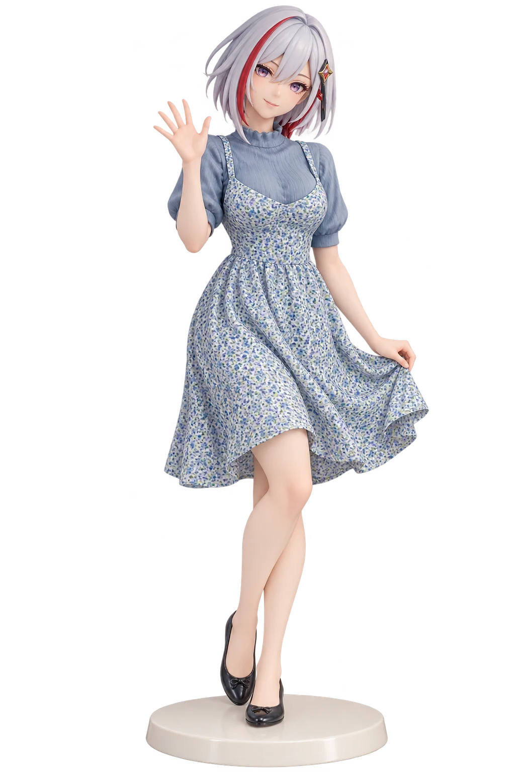 Honkai: Star Rail · Topaz · Knit top + floral slip dress · 3D Figure