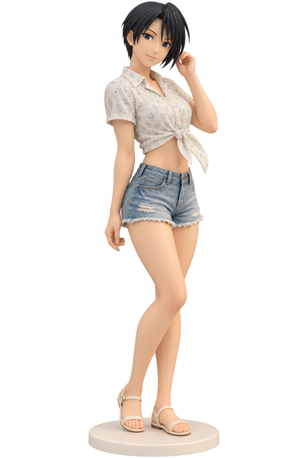 Fullmetal Alchemist · Maria Ross · Floral shirt + denim shorts · 3D Figure