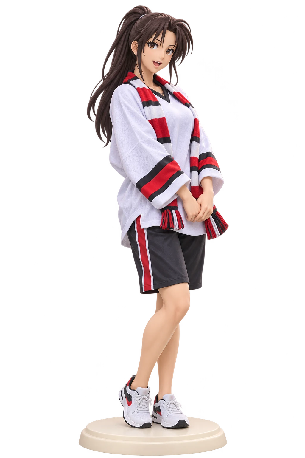You’re Under Arrest · Natsumi Tsujimoto · White jersey + fan scarf · 3D Figure