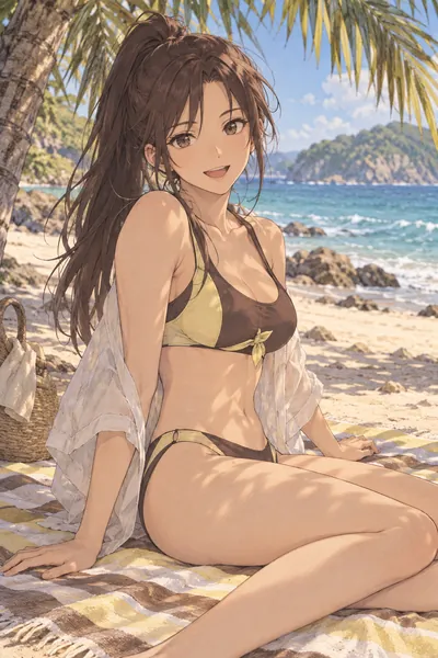 Qiao Ling · Swimwear + beach holiday