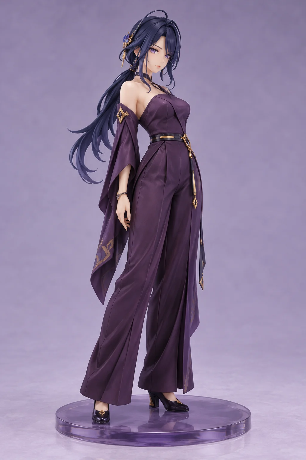 Genshin Impact · Clorinde · Jumpsuits + 3D figure styling · 3D Figure