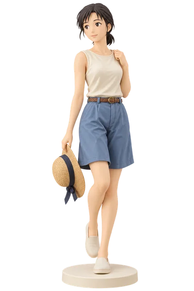 Taeko Okajima · Sleeveless tops + summer shorts · 3D