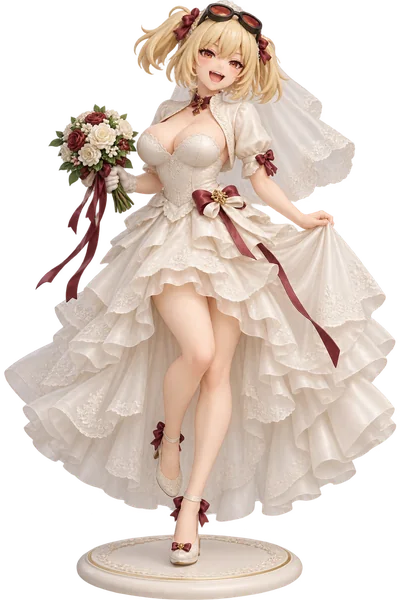 Burnice White · Wedding gowns + 3D figures · Tulle gown + short bolero