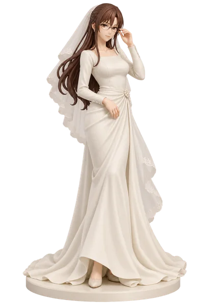Misaki Kirihara · Wedding gowns + 3D figures · 3D