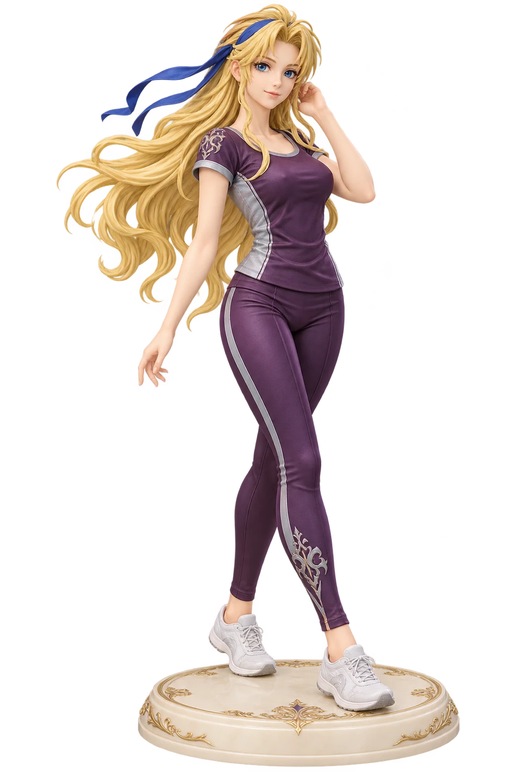 Final Fantasy VI · Celes Chere · Training tops + yoga leggings · 3D Figure