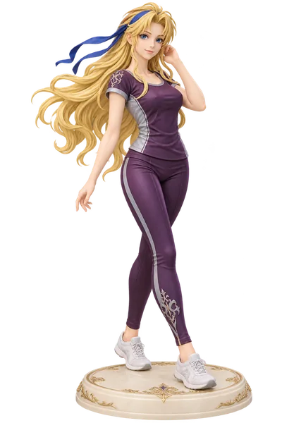 Celes Chere · Training tops + yoga leggings · 3D