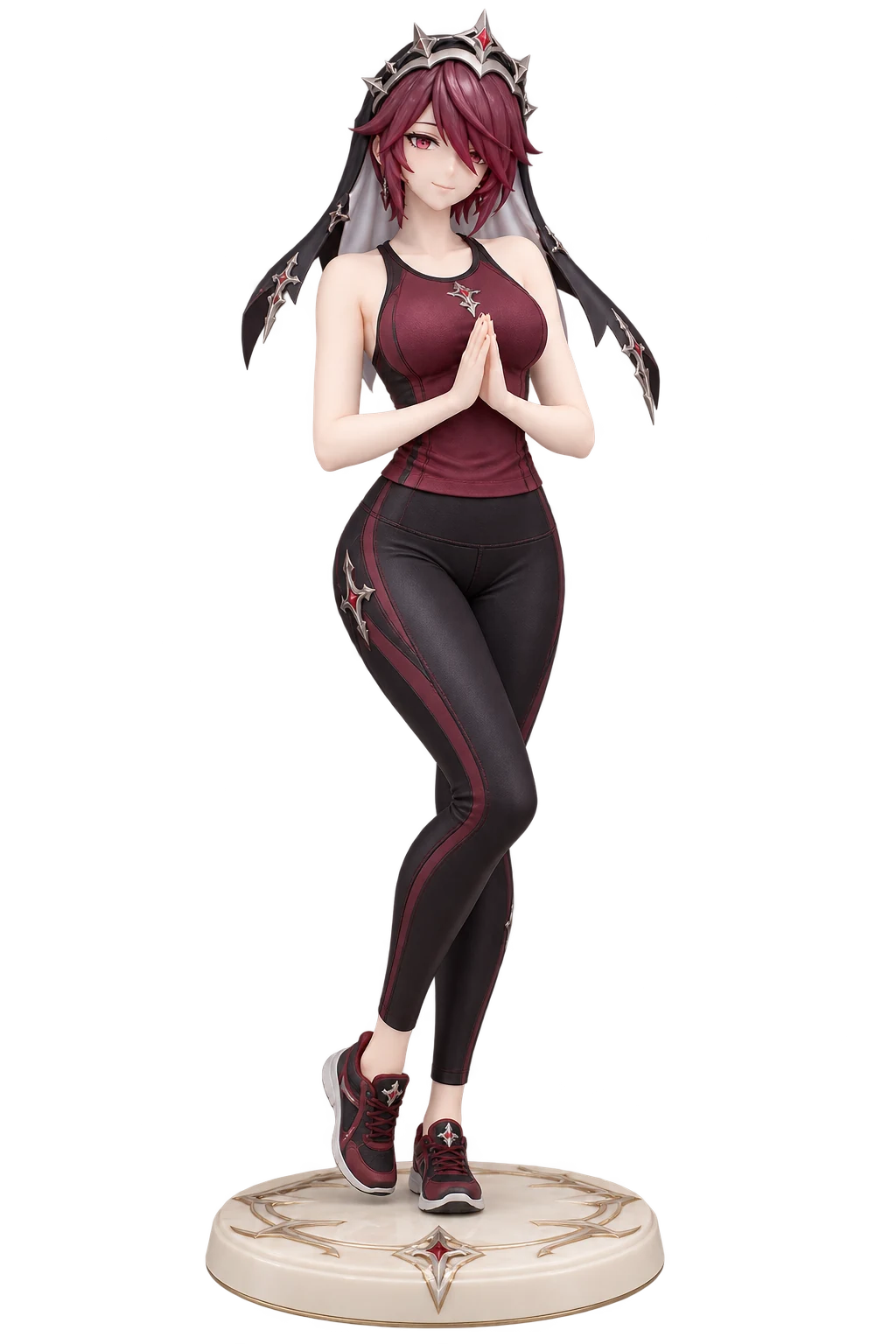 Genshin Impact · Rosaria · Training tops + yoga leggings · 3D Figure
