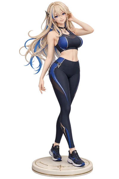 Serval · Training tops + yoga leggings · 3D