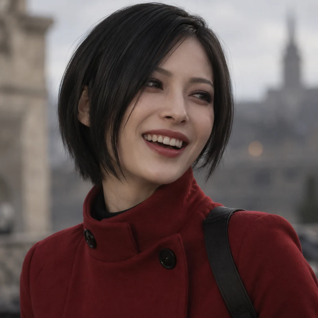 Ada Wong live-action AI portrait