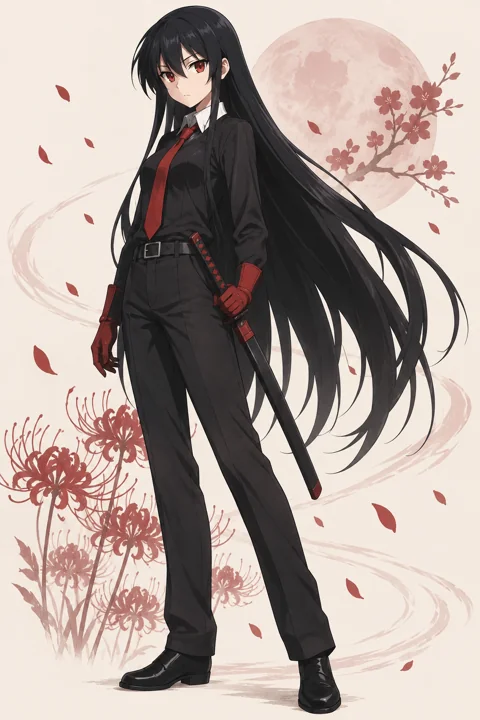 Akame角色示意插画