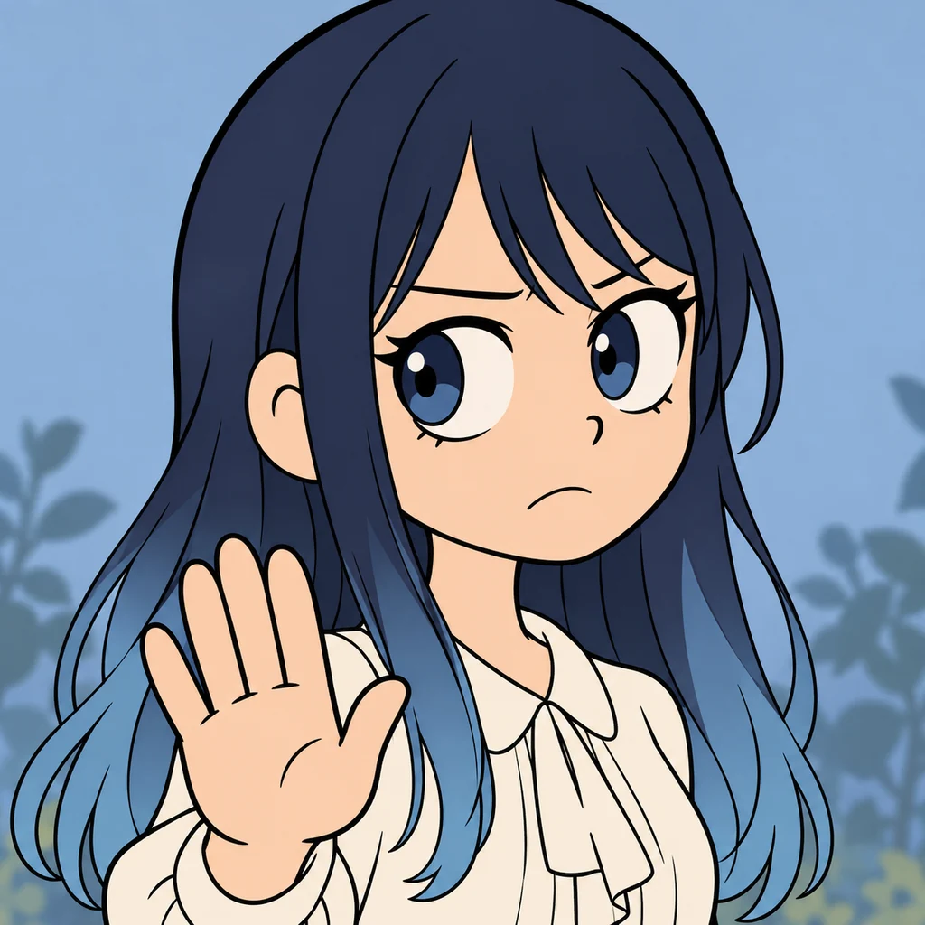 Akane Kurokawa AI 辅助角色插画