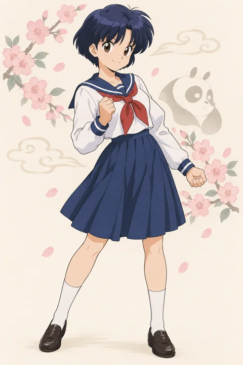 Akane Tendo角色示意插画