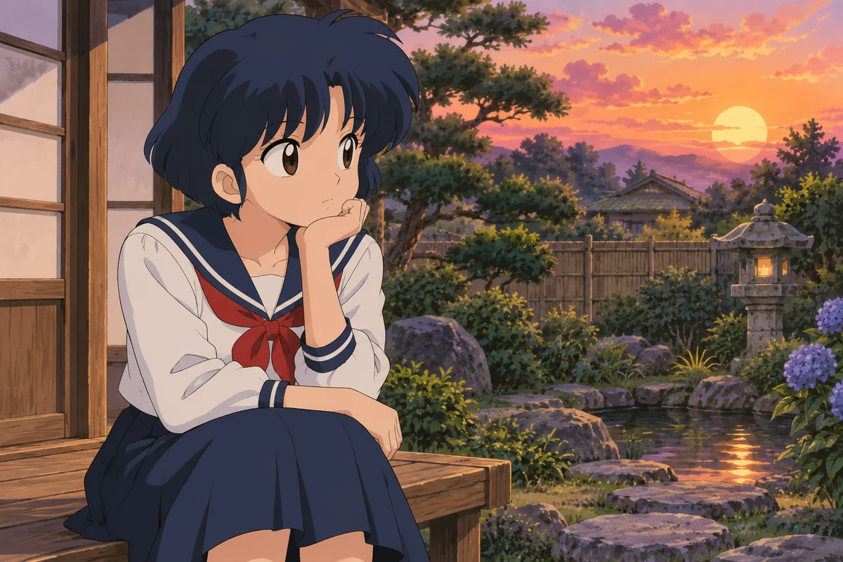 Akane Tendo AI 插画