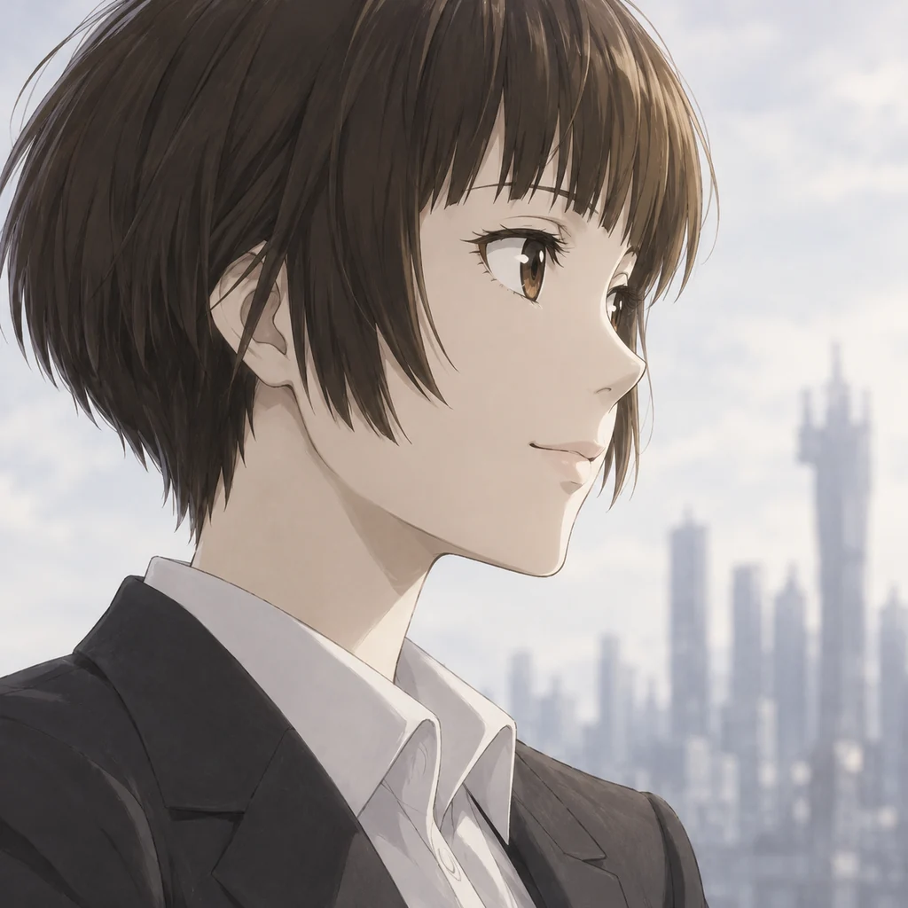 Akane Tsunemori AI 辅助角色插画