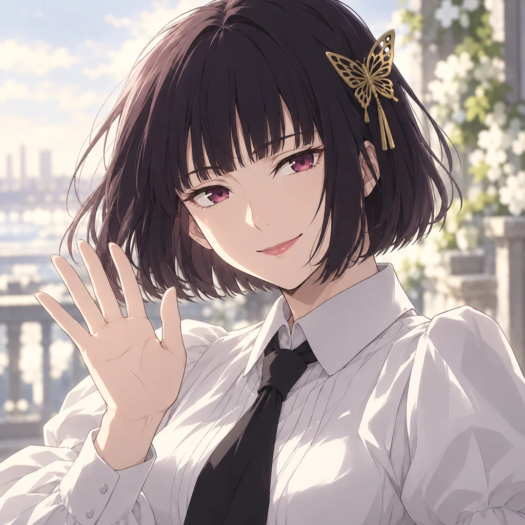 与谢野晶子 AI 辅助角色插画