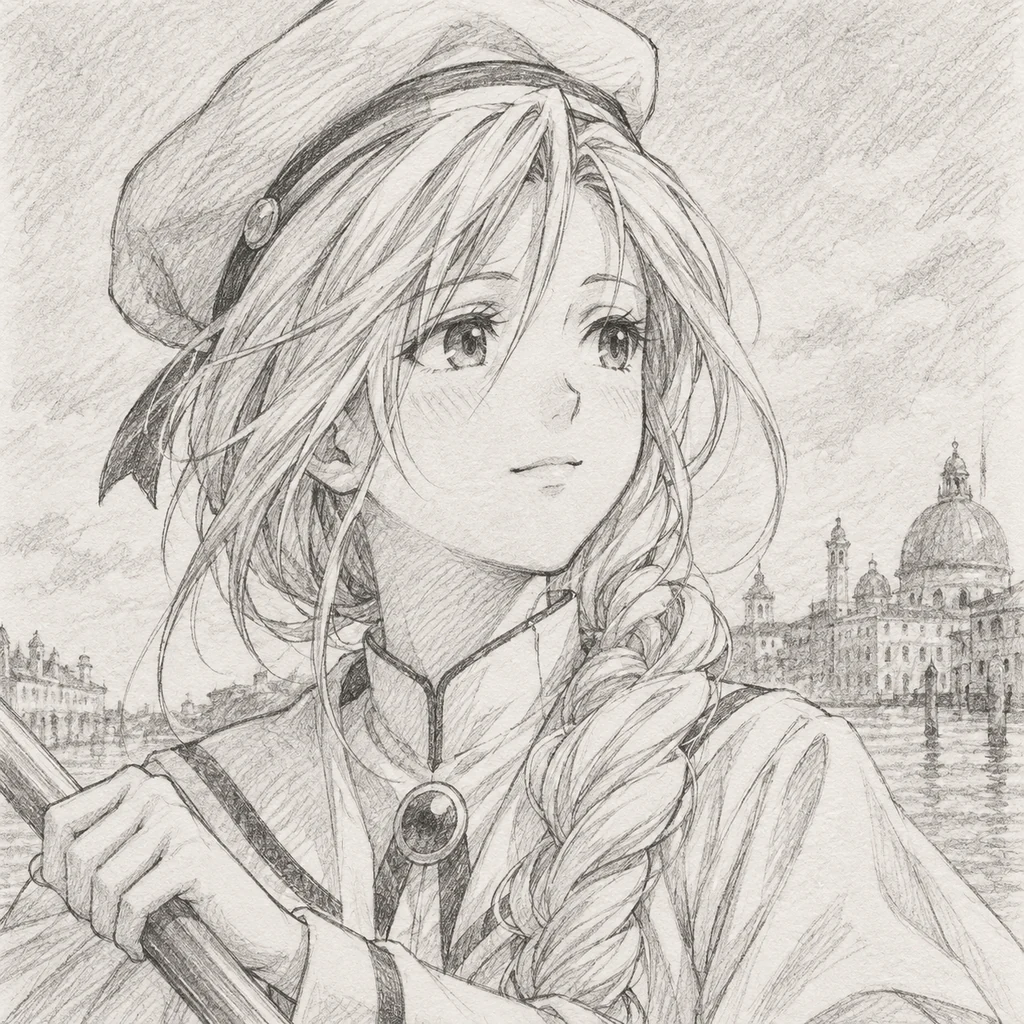 Alicia Florence AI 辅助角色插画