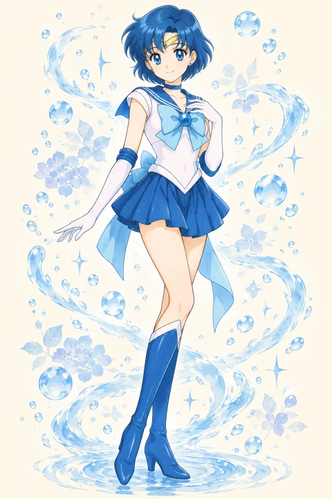 Ami Mizuno角色示意插画