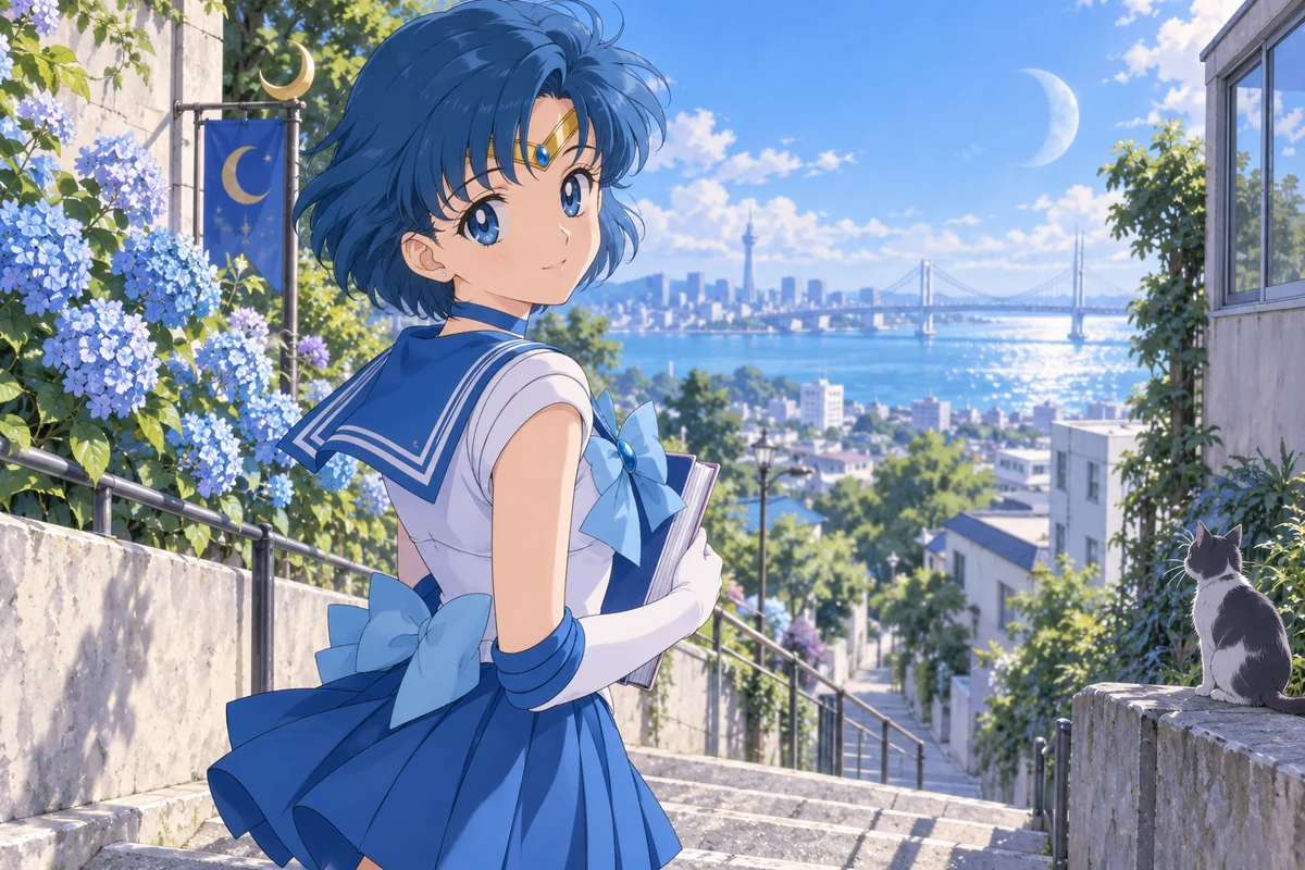 Ami Mizuno AI 插画