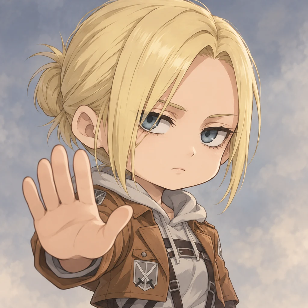 Annie Leonhart AI 辅助角色插画