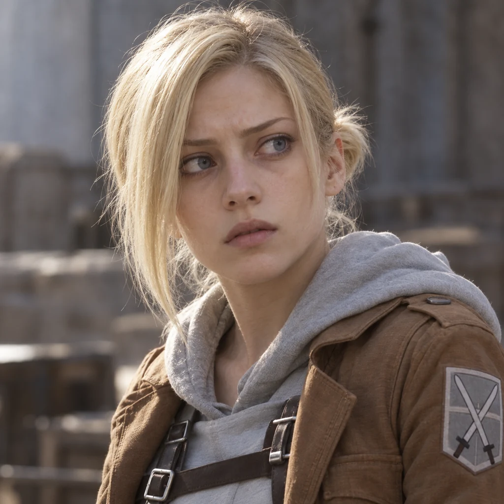 Annie Leonhart live-action AI portrait