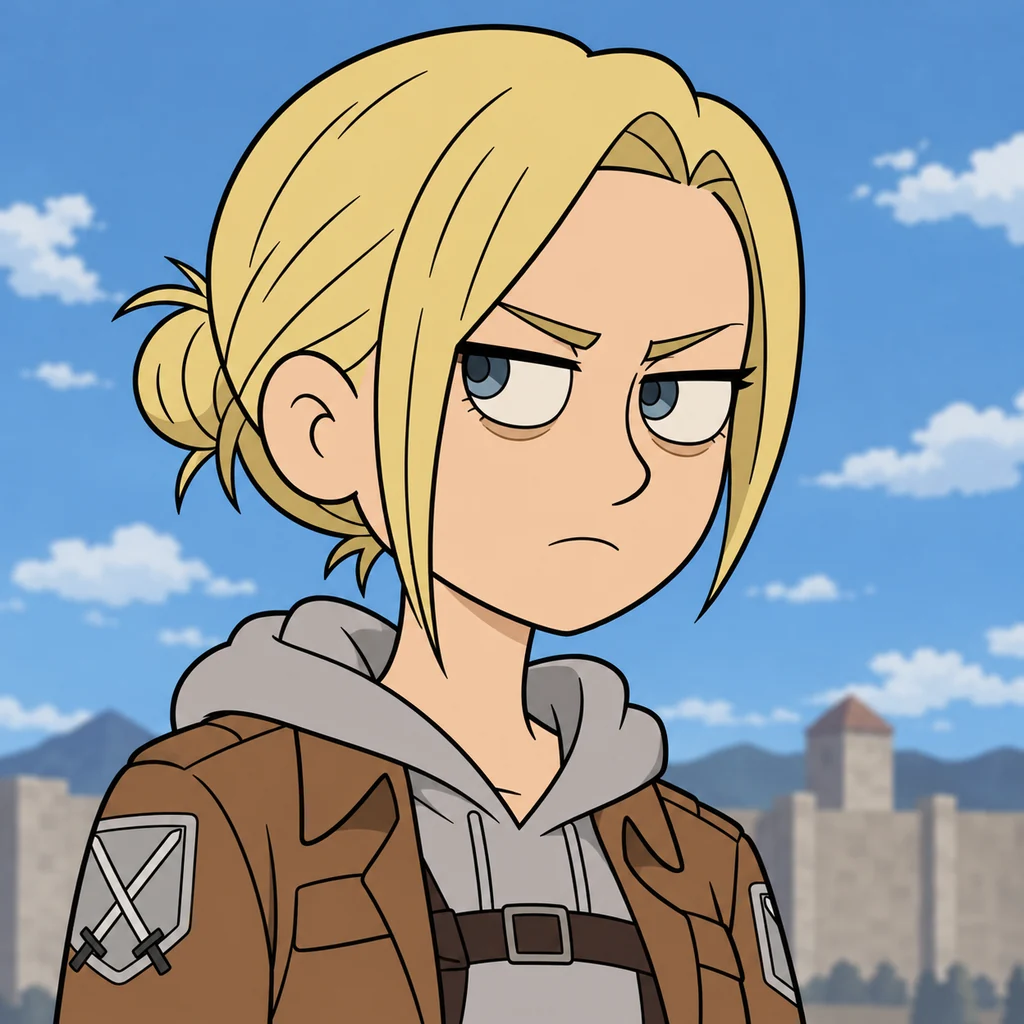 Annie Leonhart AI 辅助角色插画