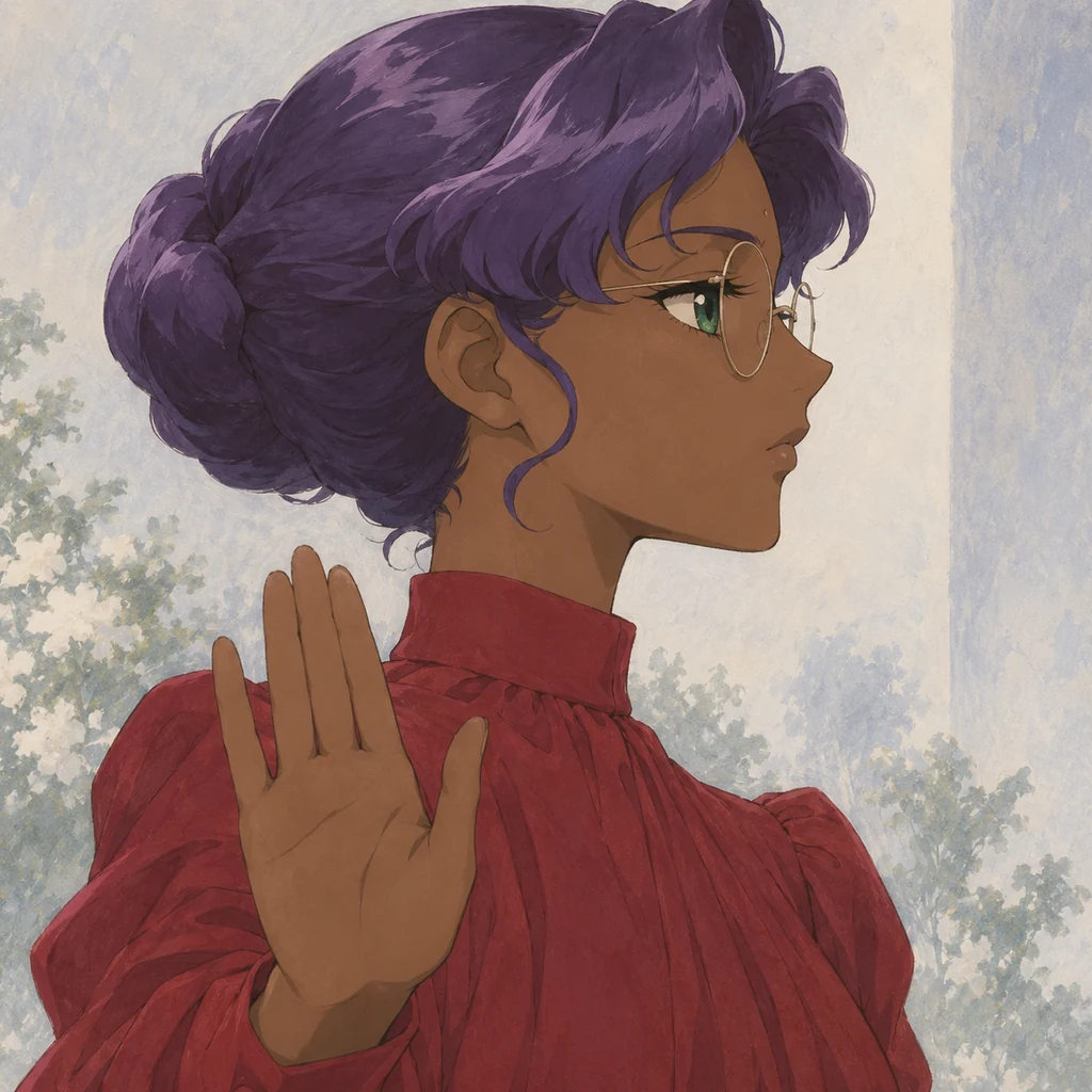 Anthy Himemiya AI 辅助角色插画