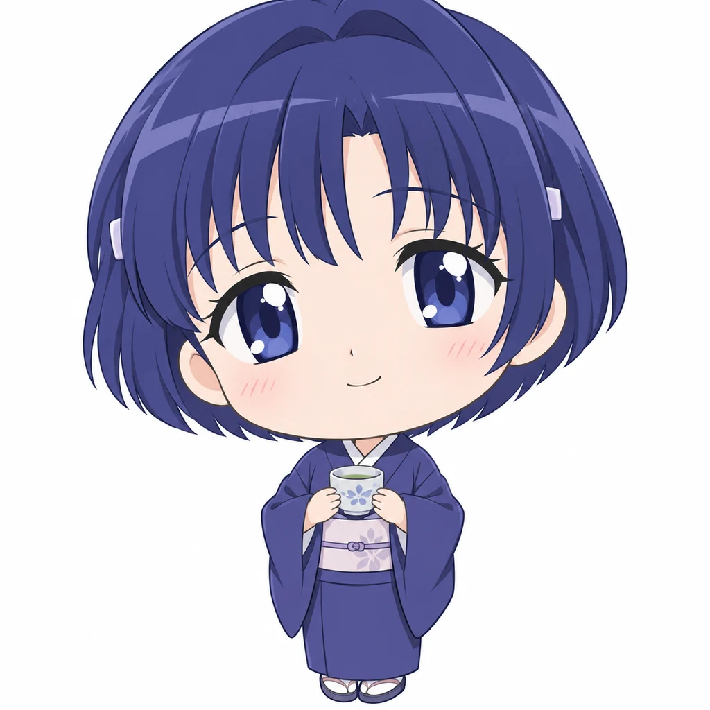Aoi Sakuraba AI 辅助角色插画
