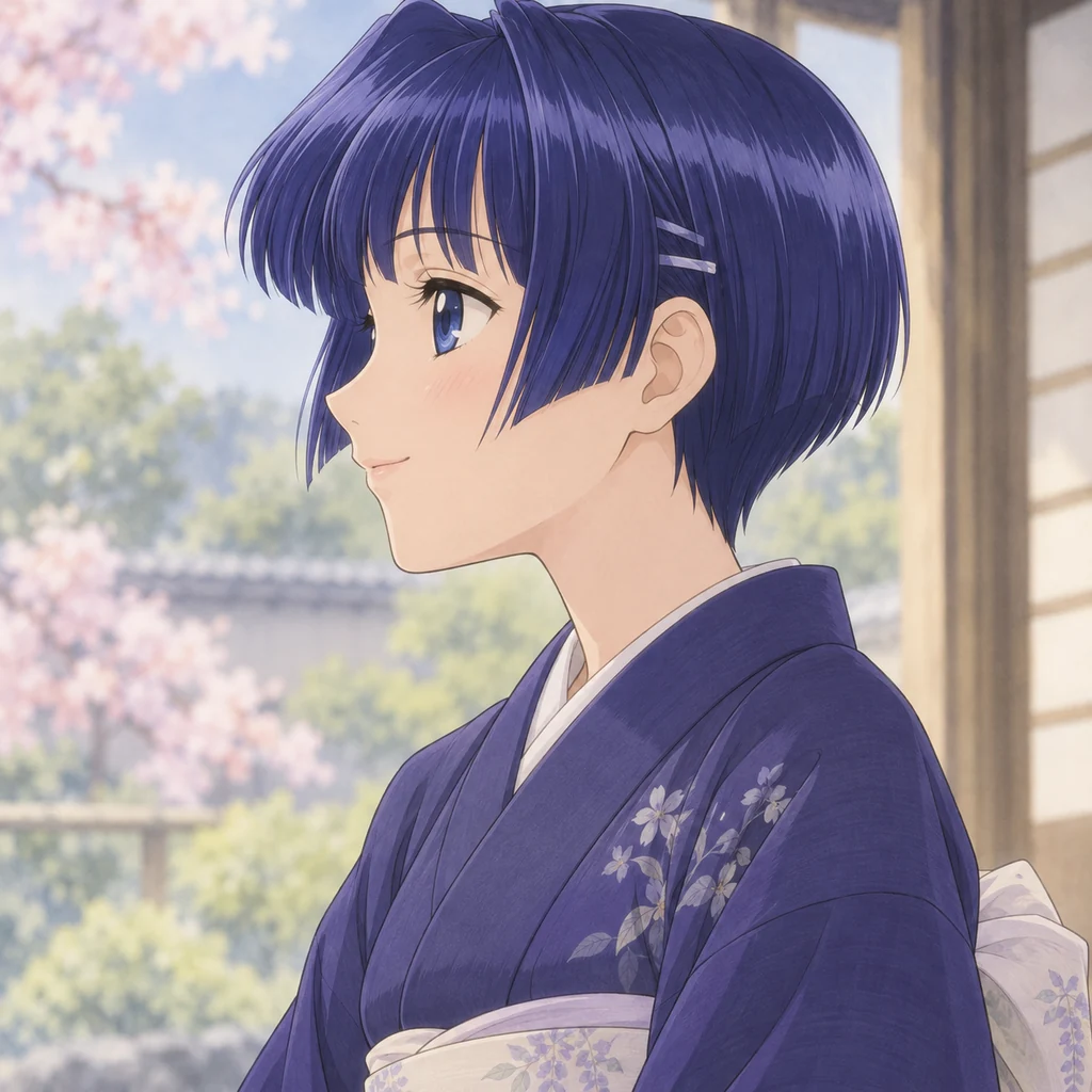 Aoi Sakuraba AI 辅助角色插画