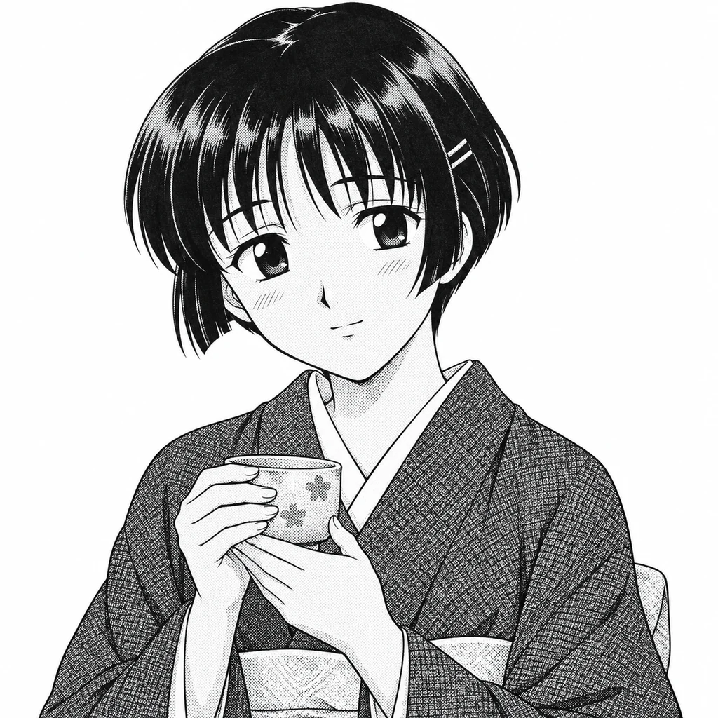 Aoi Sakuraba AI 辅助角色插画