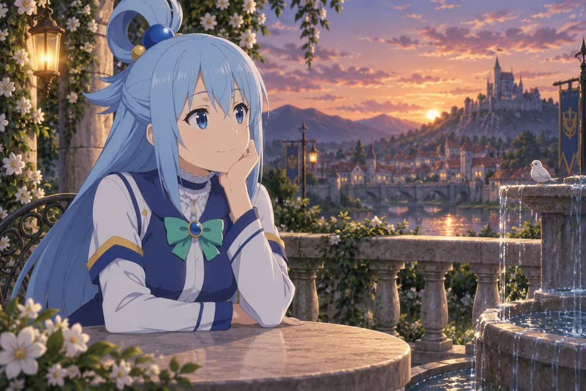 Aqua AI 插画