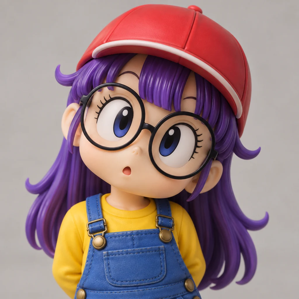 Arale Norimaki AI 辅助角色插画