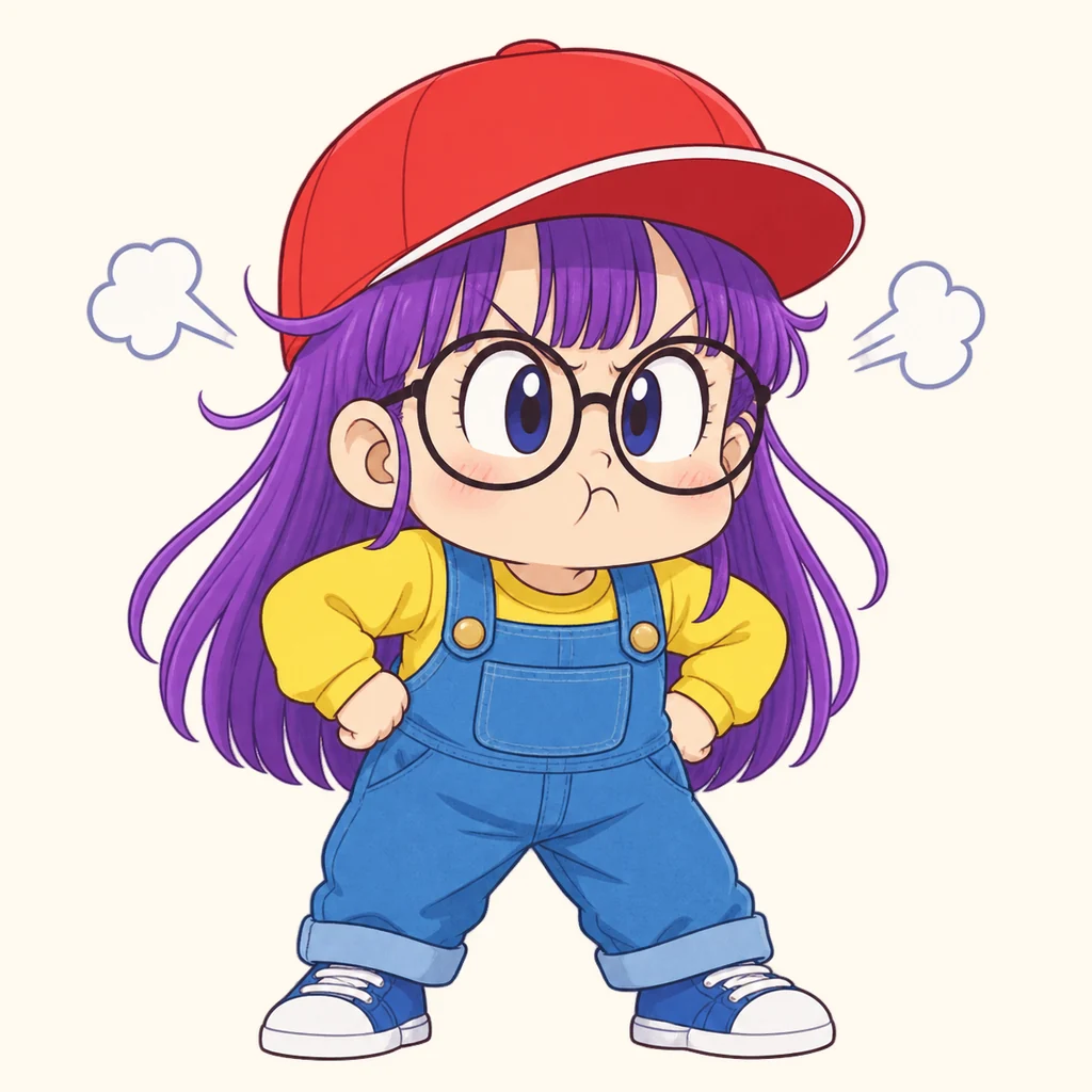 Arale Norimaki 表情包 2