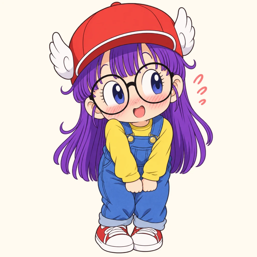 Arale Norimaki 表情包 6