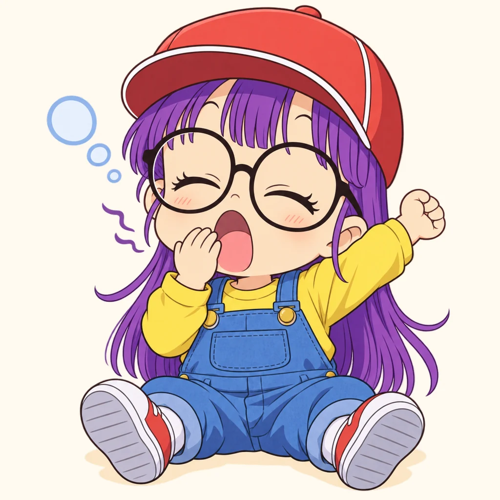 Arale Norimaki 表情包 7