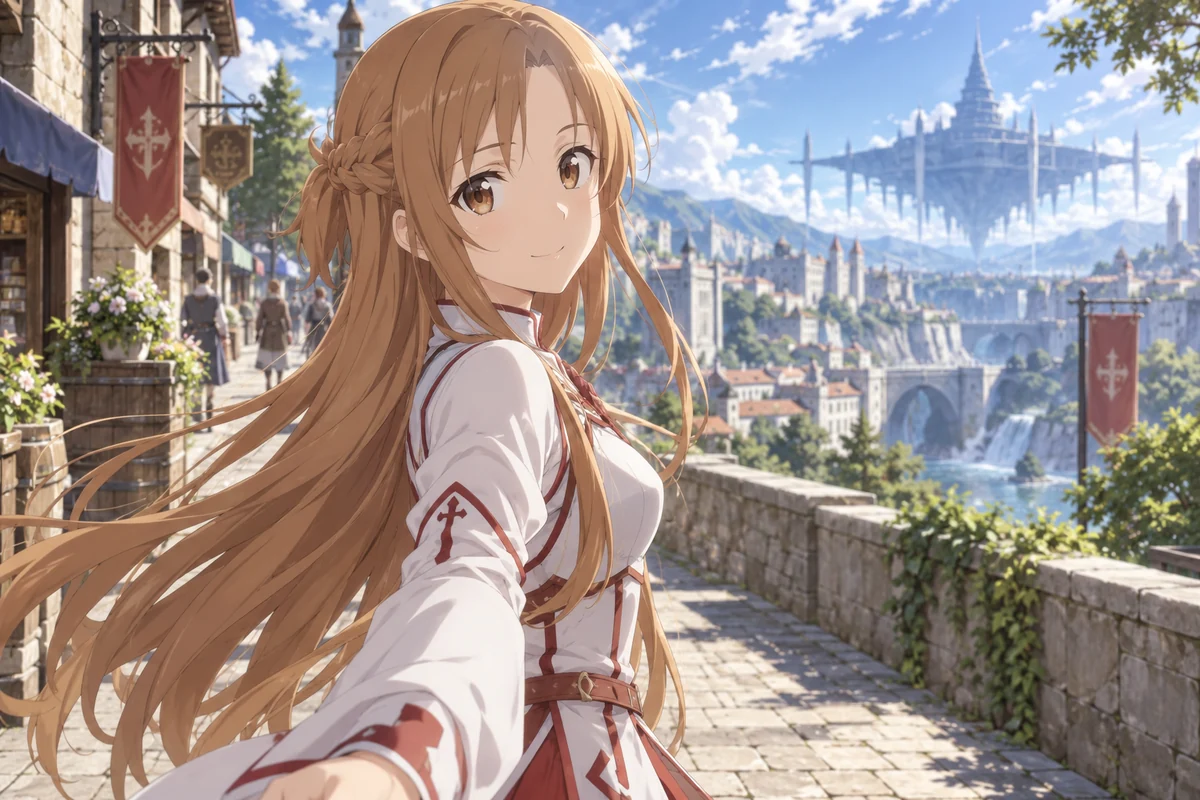 Asuna Yuuki AI 插画